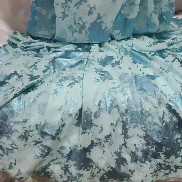 F21 metallic jaquard long dress - Picture 10 of 11